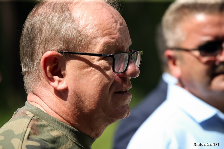 Ministerialna delegacja w Hucie Stalowa Wola.