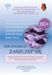 Bezpłatne szczepienia przeciw pneumokokom.