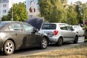 Zderzenie dwóch pojazdów na ulicy Chopina w Stalowej Woli.