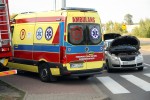 Zderzenie dwóch pojazdów na ulicy Chopina w Stalowej Woli.