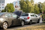 Zderzenie dwóch pojazdów na ulicy Chopina w Stalowej Woli.