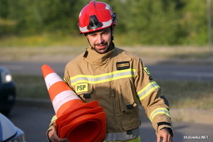 Zderzenie dwóch pojazdów na ulicy Chopina w Stalowej Woli.