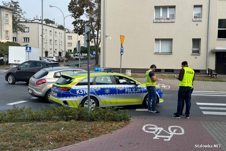 Stalowa Wola: 74-latka potrąciła 65-letniego rowerzystę.