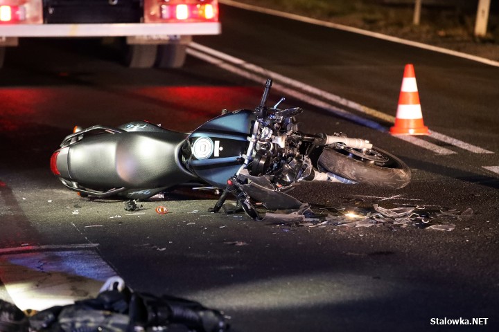 28-letni motocyklista ranny w wypadku w Agatówce.