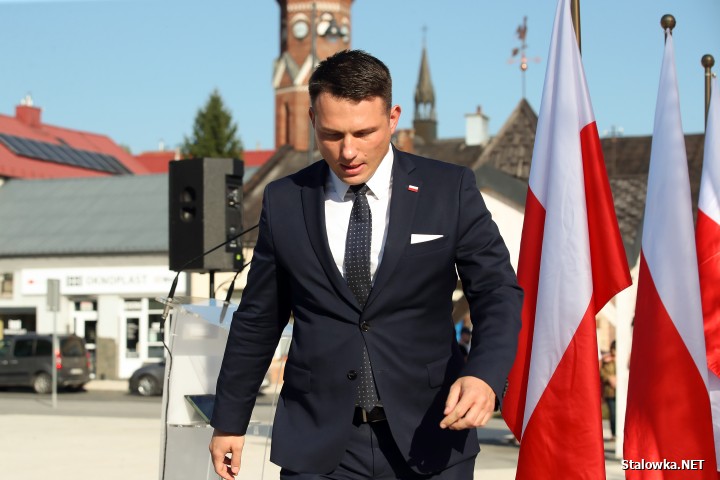 Sławomir Mentzen w Stalowej Woli.