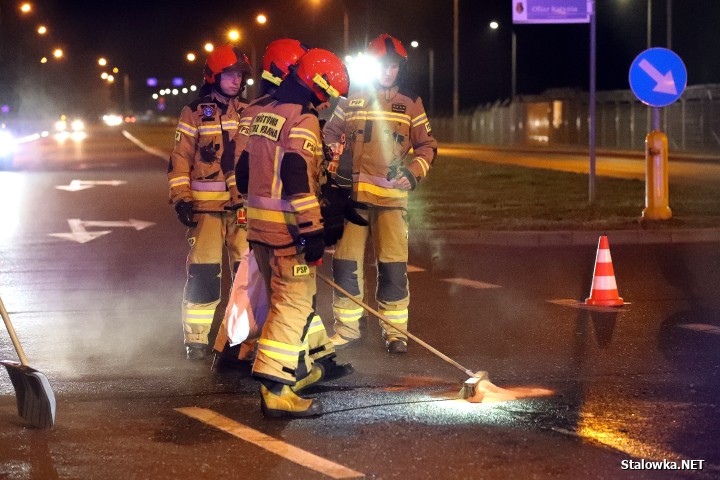 Wypadek z udziałem quada na Bojanowskiej.