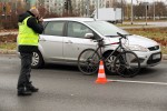 Potrącenie rowerzysty na Alejach. 14-latek z obrażeniami trafił do wojewódzkiego szpitala w Rzeszowie