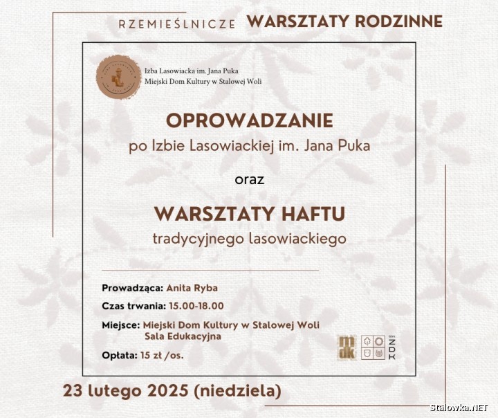 Rzemieślnicze warsztaty rodzinne.