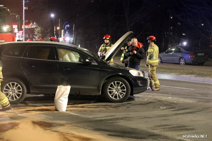 Wypadek przy McDonald's. Dwupasmówka w kierunku Niska zablokowana.