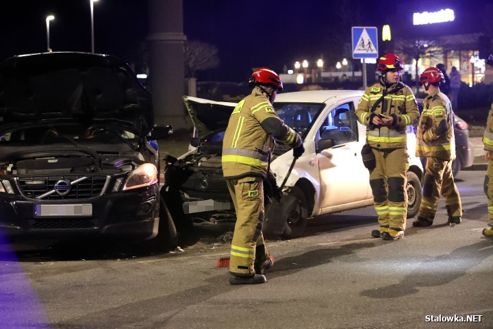 Wypadek przy McDonald's. Dwupasmówka w kierunku Niska zablokowana.