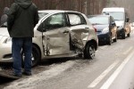Wypadek na drodze powiatowej Stalowa Wola - Przyszów. Kierowcy: było bardzo ślisko!