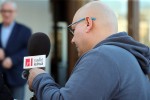 Przed Urzędem Miasta w Stalowej Woli odbyła się konferencja prasowa, w której uczestniczyły obie strony pracowniczego sporu.