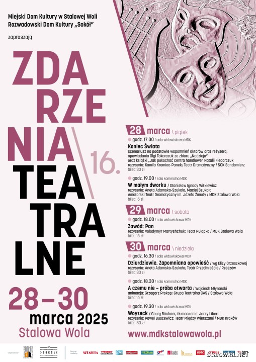 XVI Zdarzenia Teatralne w Miejskim Domu Kultury w Stalowej Woli.