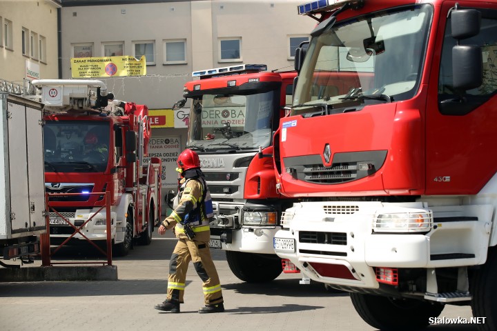 Pożar w Alcatraz. Ewakuacja z mieszkań i placówek handlowych.
