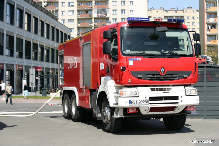 Pożar w Alcatraz. Ewakuacja z mieszkań i placówek handlowych.