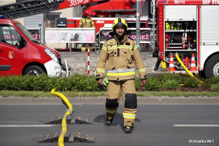 Pożar w Alcatraz w Stalowej Woli.