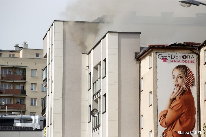 Pożar w Alcatraz w Stalowej Woli.