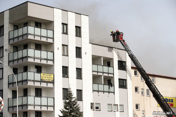 Pożar w Alcatraz w Stalowej Woli.
