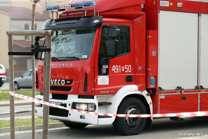 Pożar w Alcatraz w Stalowej Woli.