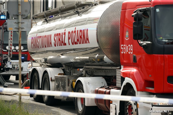 Pożar w Alcatraz w Stalowej Woli.