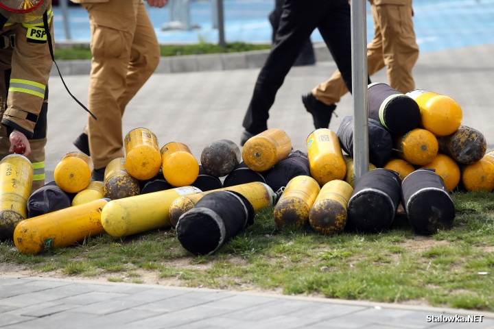 Pożar w Alcatraz w Stalowej Woli.
