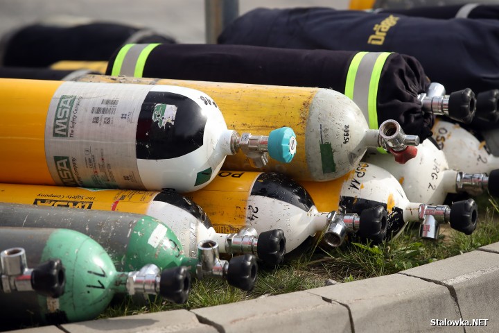 Pożar w Alcatraz w Stalowej Woli.