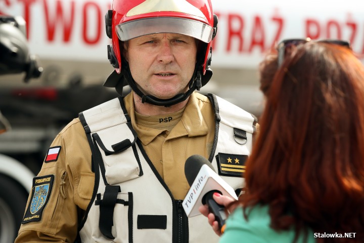 Pożar w Alcatraz w Stalowej Woli.