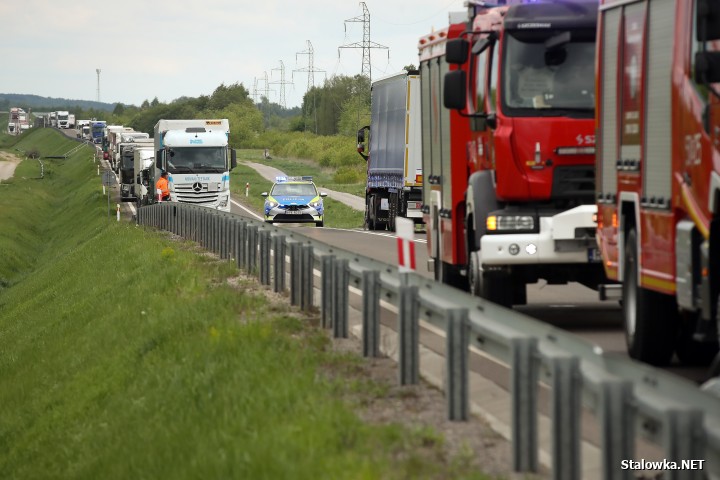 Wypadek na obwodnicy Stalowej Woli i Niska. Dwie osoby ranne.