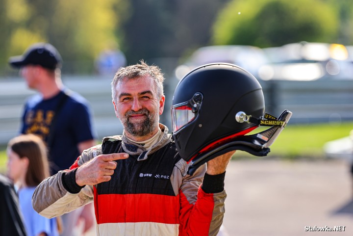 Krzysztof Faraś na torze w Kielcach.