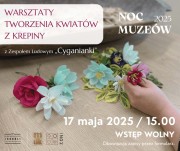 MDK: warsztaty tworzenia kwiatów z krepiny.