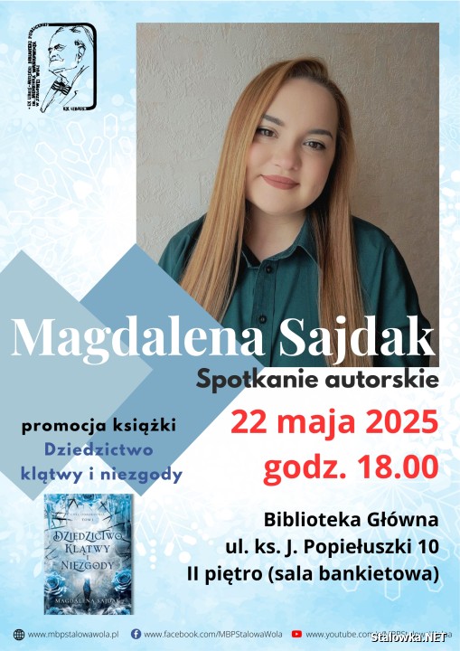 Literackie spotkanie z debiutantką w MBP.