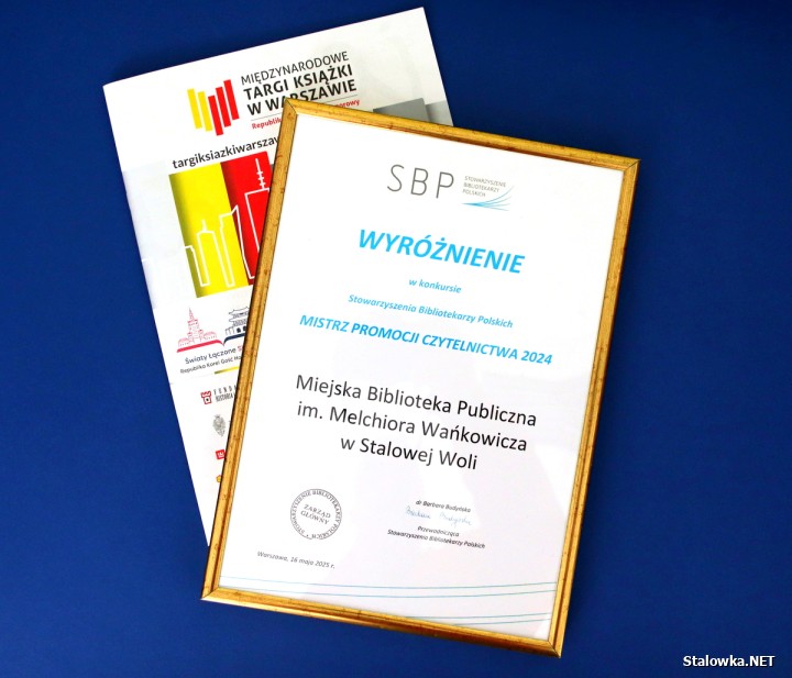 Biblioteka wyróżniona w Stalowej Woli.
