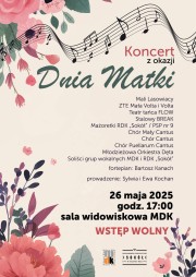 Koncert z okazji Dnia Matki.