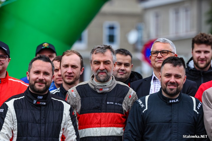 Krzytof Faraś na Wyścigu Górskim w Prządkach.