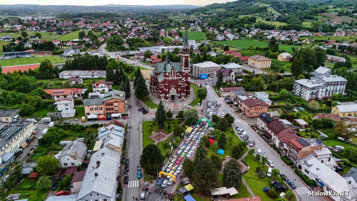 Krzytof Faraś na Wyścigu Górskim w Prządkach.