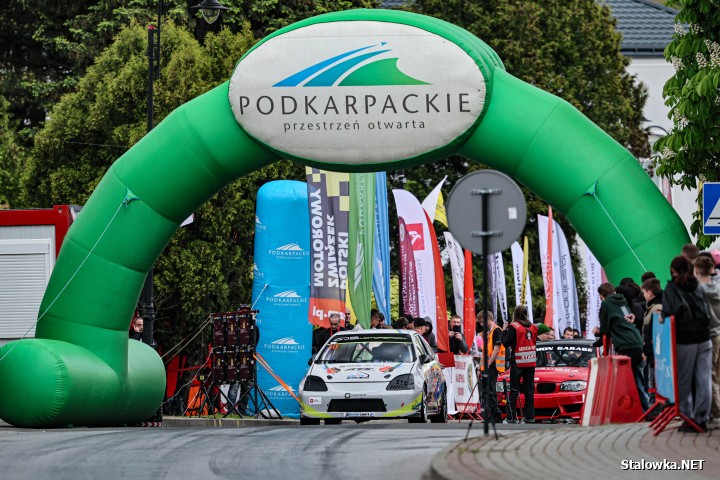 Krzytof Faraś na Wyścigu Górskim w Prządkach.