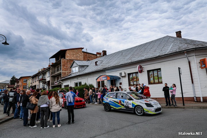 Krzytof Faraś na Wyścigu Górskim w Prządkach.