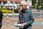 Na stalowowolskim targowisku zachęcano do głosowania na Karola Nawrockiego.