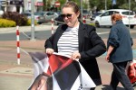 Na stalowowolskim targowisku zachęcano do głosowania na Karola Nawrockiego.