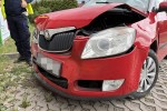 W Pysznicy auto wjechało w budynek.
