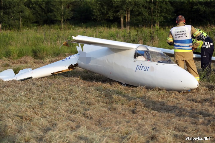 W miejscowości Musików rozbił się szybowiec. Na miejsce wezwano służby ratunkowe.
