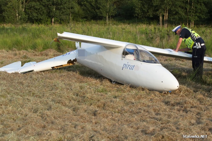 W miejscowości Musików rozbił się szybowiec. Na miejsce wezwano służby ratunkowe.