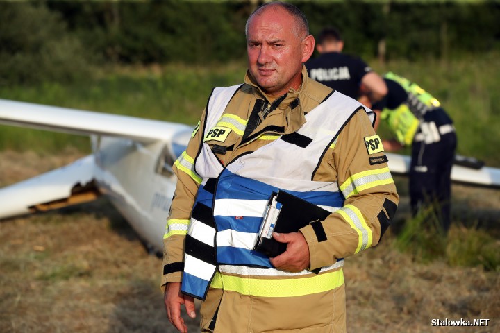 W miejscowości Musików rozbił się szybowiec. Na miejsce wezwano służby ratunkowe.