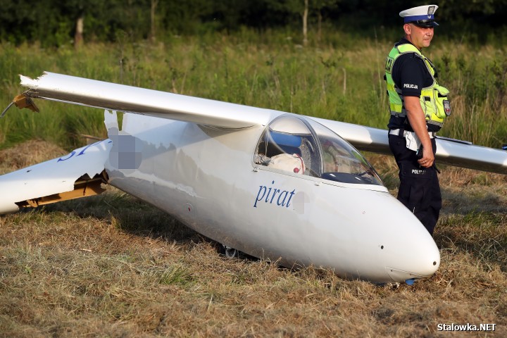 W miejscowości Musików rozbił się szybowiec. Na miejsce wezwano służby ratunkowe.