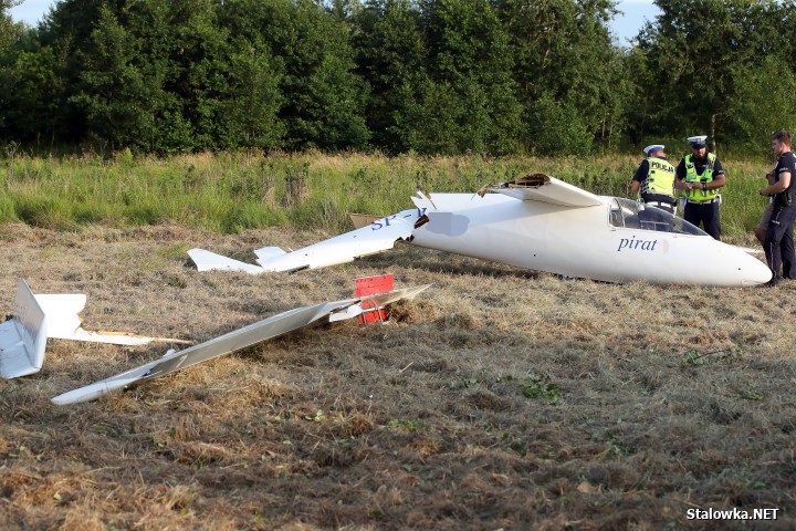W miejscowości Musików rozbił się szybowiec. Na miejsce wezwano służby ratunkowe.