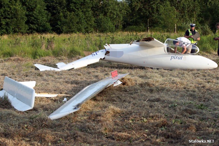 W miejscowości Musików rozbił się szybowiec. Na miejsce wezwano służby ratunkowe.