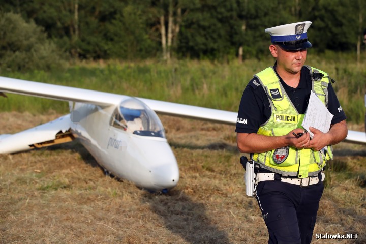W miejscowości Musików rozbił się szybowiec. Na miejsce wezwano służby ratunkowe.
