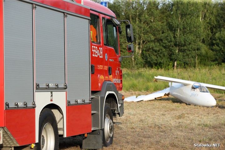W miejscowości Musików rozbił się szybowiec. Na miejsce wezwano służby ratunkowe.
