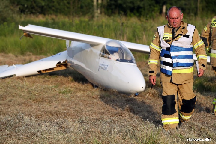 W miejscowości Musików rozbił się szybowiec. Na miejsce wezwano służby ratunkowe.