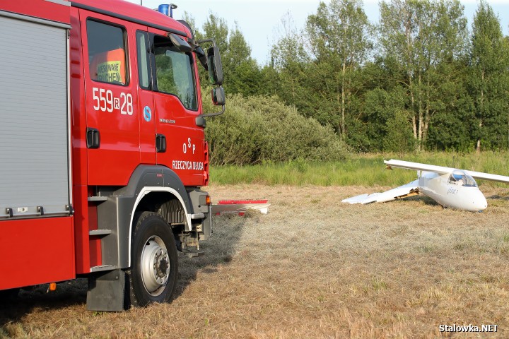 W miejscowości Musików rozbił się szybowiec. Na miejsce wezwano służby ratunkowe.